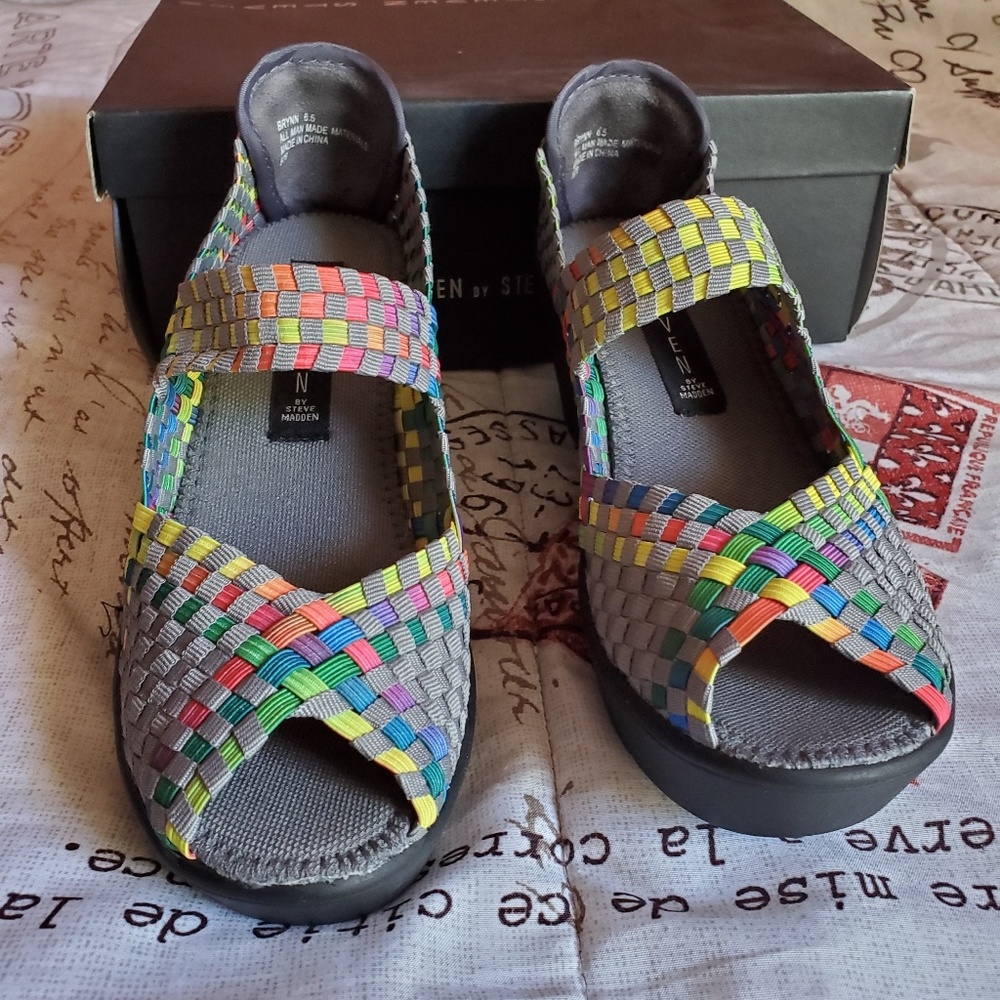 Steve Madden Brynn Mules Sz 6.5 - Picture 3 of 7